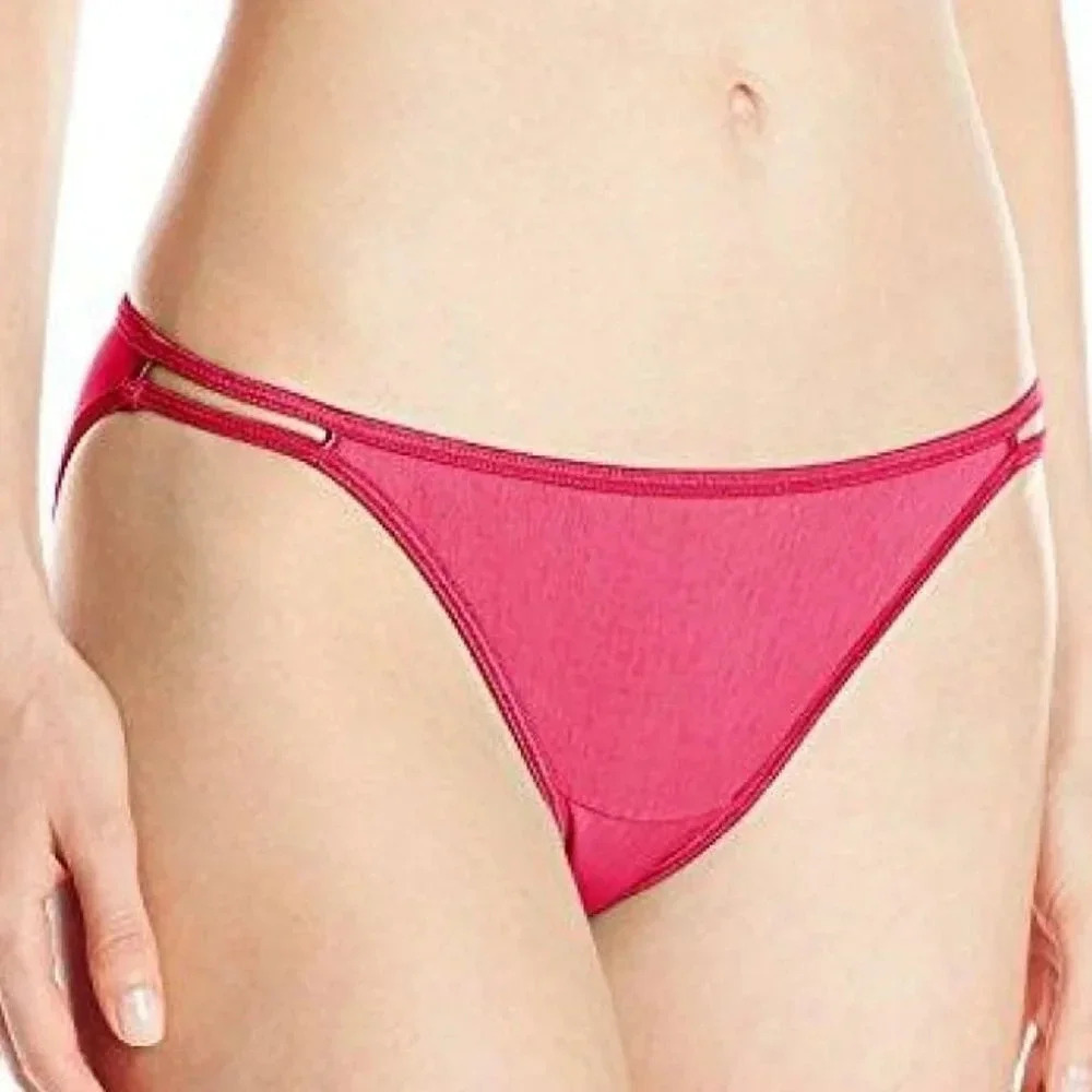 Vanity Fair‎ 18108 Illumination String Bikini Panty Dragon Berry NWT